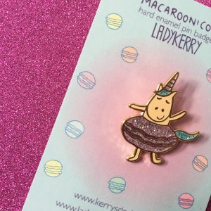Cool unicorn pin by Ladykerry