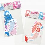 sassy mermaid sticker set